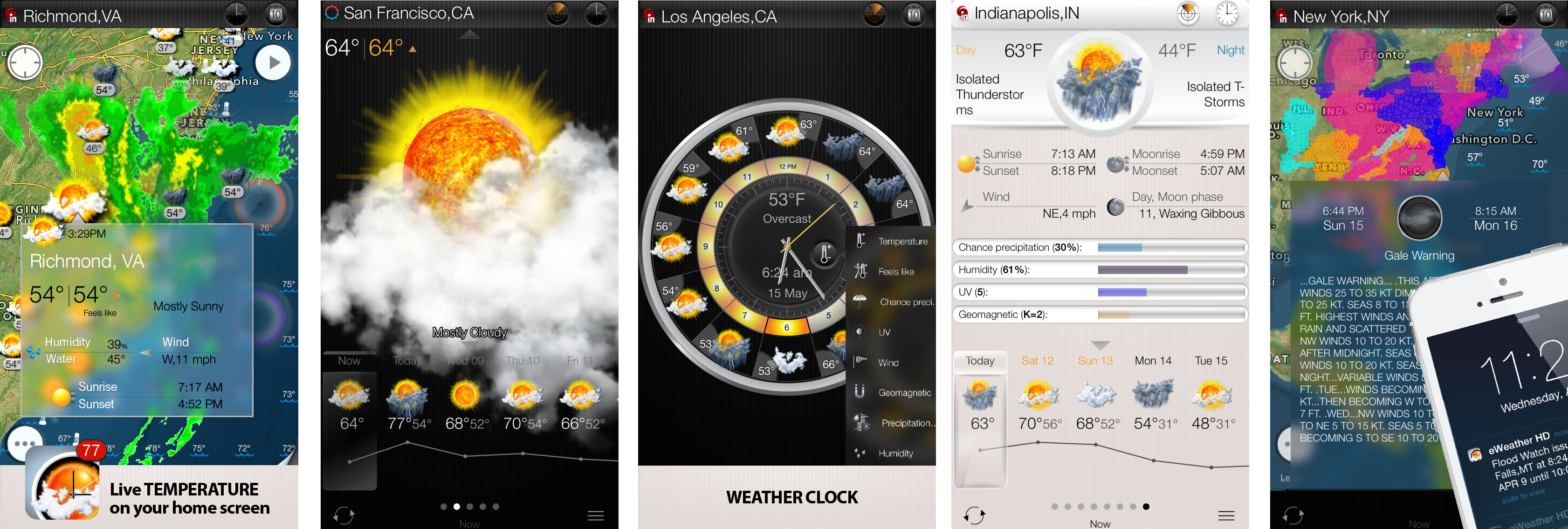 best weather forecast app iPhone and iPad